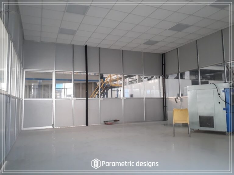 Interiors - Alu Partitions with False ceiling