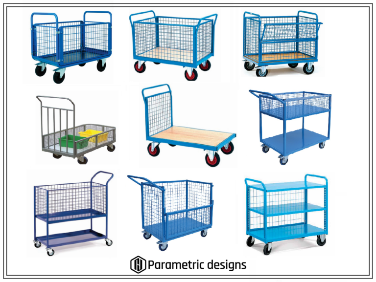 Mesh Bin Trolleys