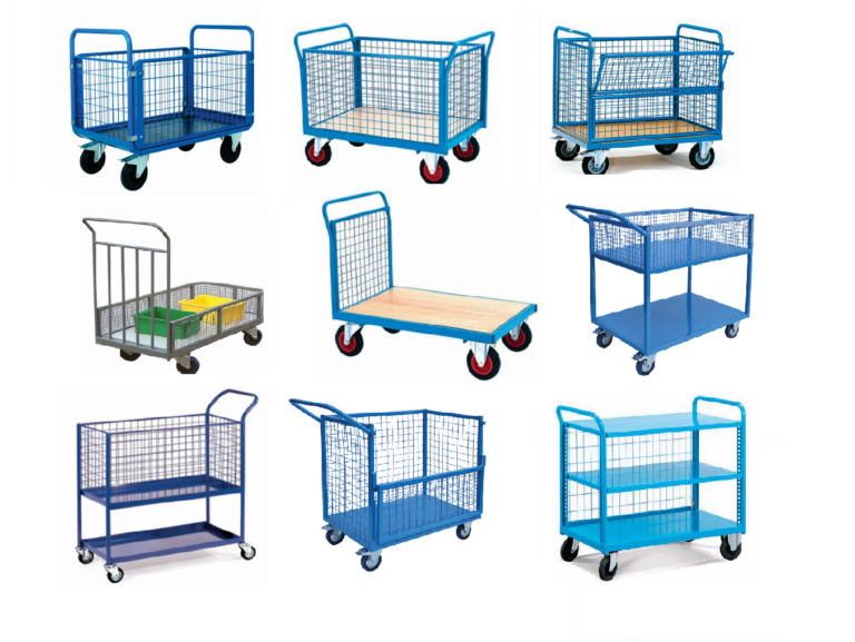 Mesh Bin Trolleys