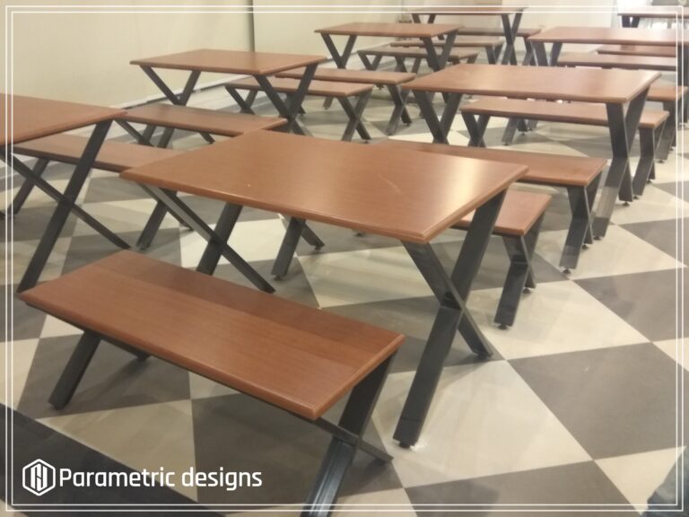 Cafeteria Table & Bench