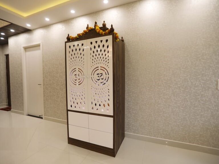 Pooja Room with Storage